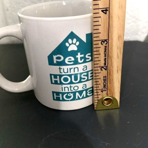 Pets Turn A House Into A Home Ceramic Coffee Mug - Picture 4 of 5